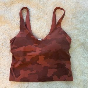Lululemon pink camo align tank